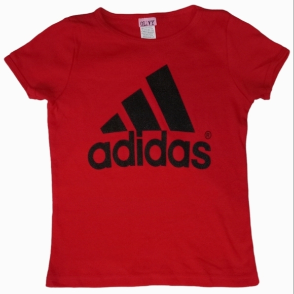 adidas Other - Adidas Red Short Sleeve t Shirt
